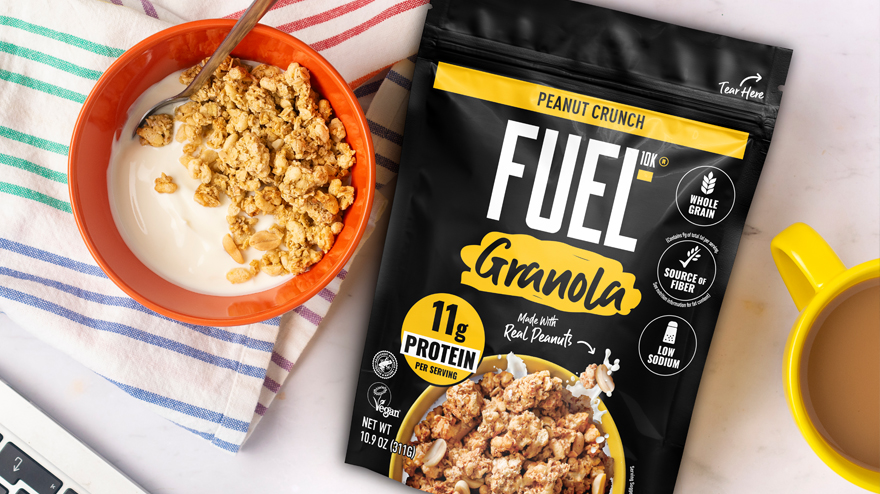 FUEL10K peanut granola lifestyle
