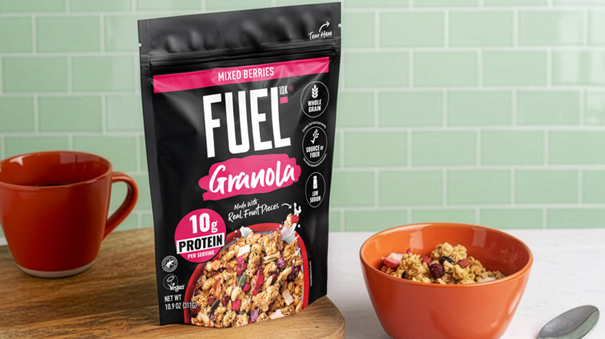 mixed berried granola lifestyle